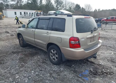 2005 Toyota Highlander V6 из США, поврежденный, VIN JTEEP21A450107009